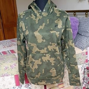 Russell Athletic Camouflage Hoodie with Front Pocket
